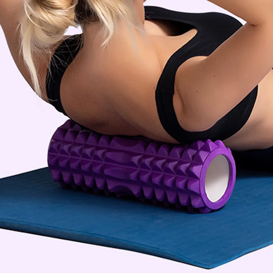 26cm foam roller for Yoga exercises, gym fitness, and pilates.