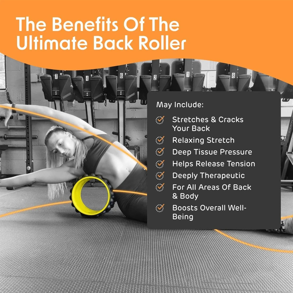 Premium foam roller back massager.