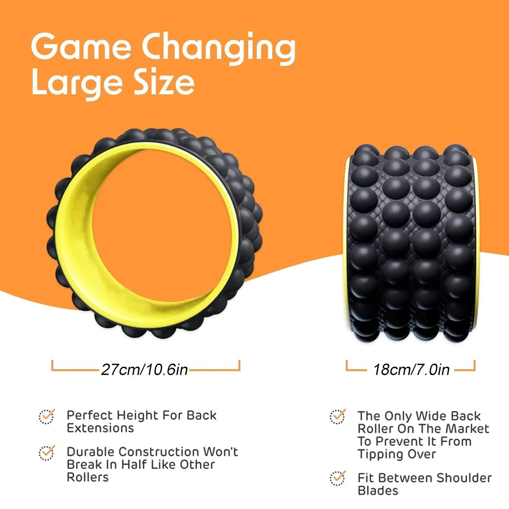 Premium foam roller back massager.