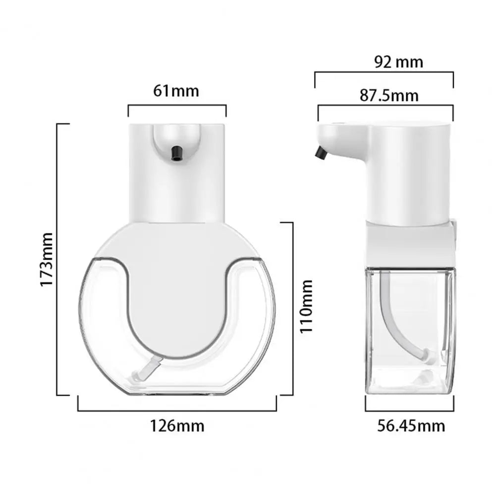 P10 Foam Soap Dispenser Wall Mount 420ml Liquid Soap Dispenser 4 Levels Adjustable Automatic Sensor Hand Soap Dispenser Bathroom