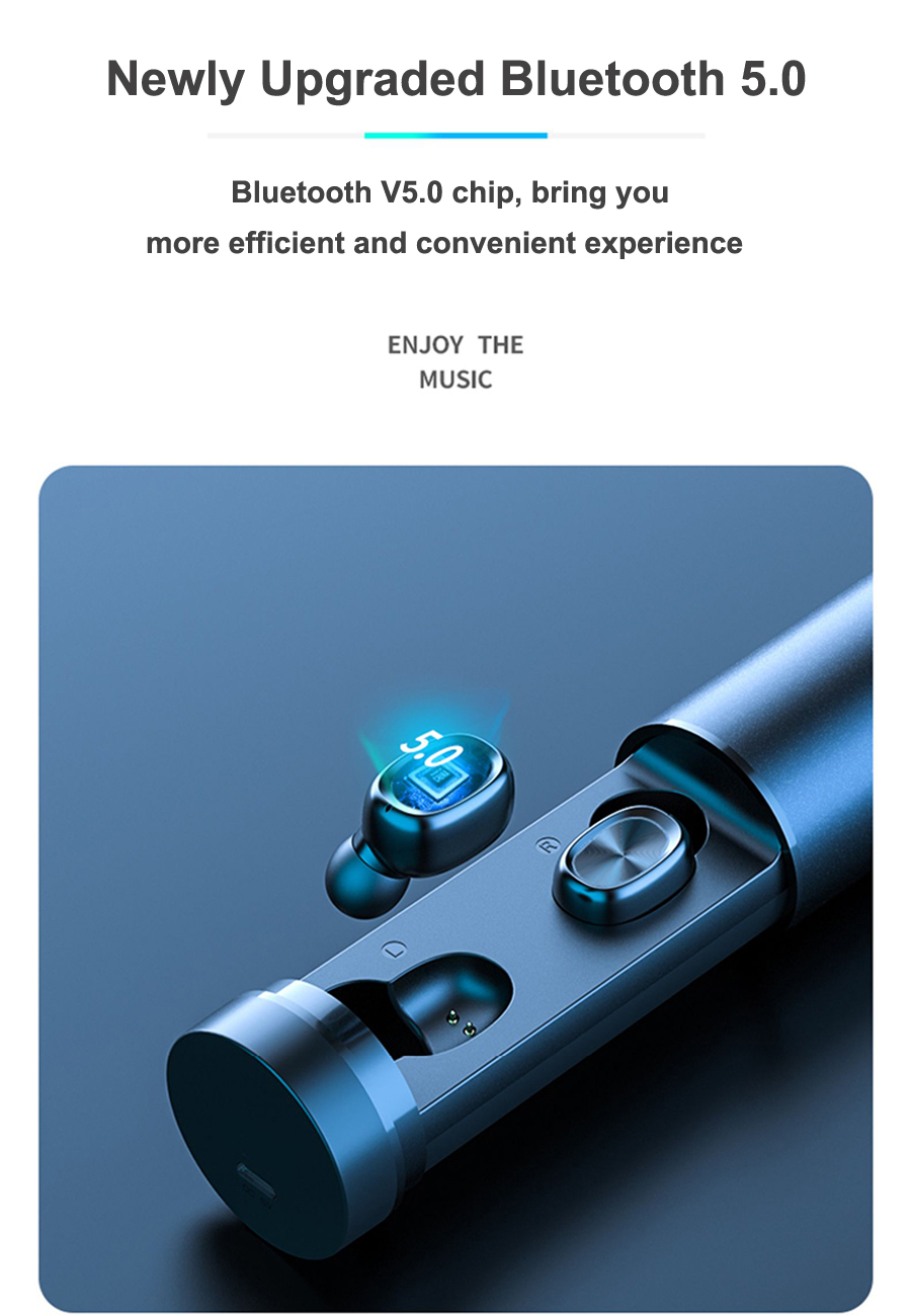 Space Capsule Bluetooth Earphone