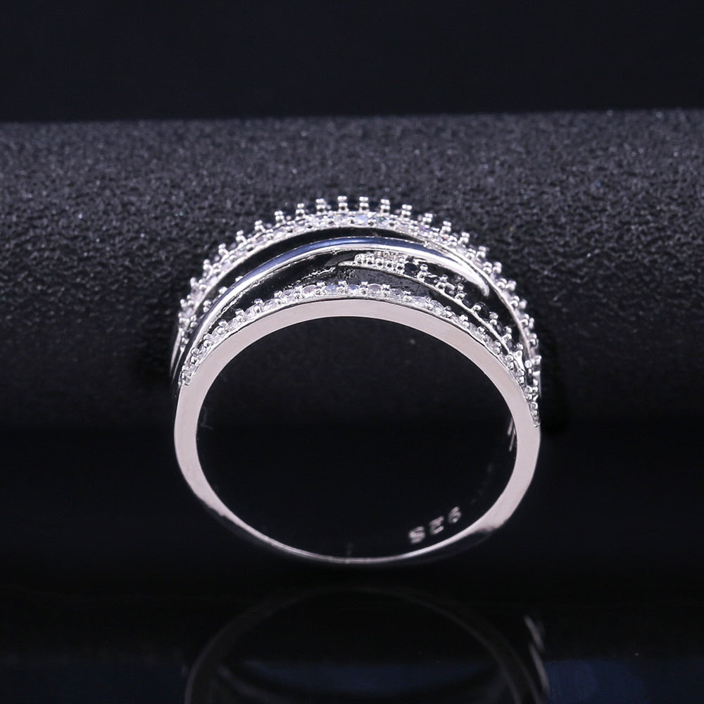 Women's rings Huitan New Twist Ethnic Style