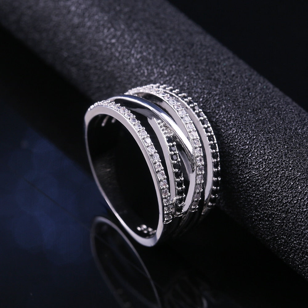 Women's rings Huitan New Twist Ethnic Style