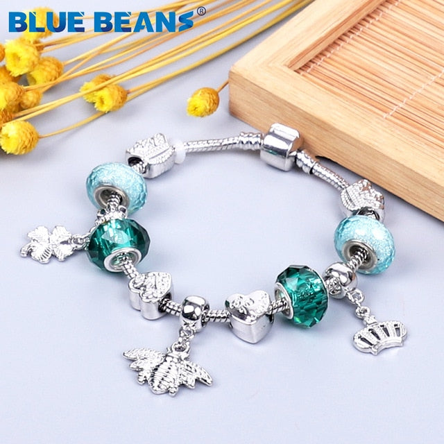 HS -  Women's Bracelets Jewelry Charms Gold / Crystal Stainless Steel Boho Punk Bracelet