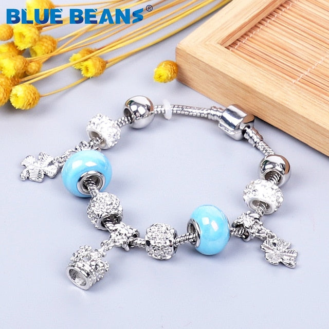 HS -  Women's Bracelets Jewelry Charms Gold / Crystal Stainless Steel Boho Punk Bracelet