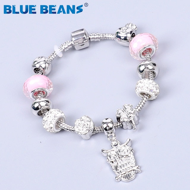 HS -  Women's Bracelets Jewelry Charms Gold / Crystal Stainless Steel Boho Punk Bracelet