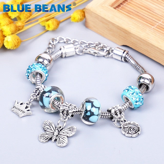 HS -  Women's Bracelets Jewelry Charms Gold / Crystal Stainless Steel Boho Punk Bracelet