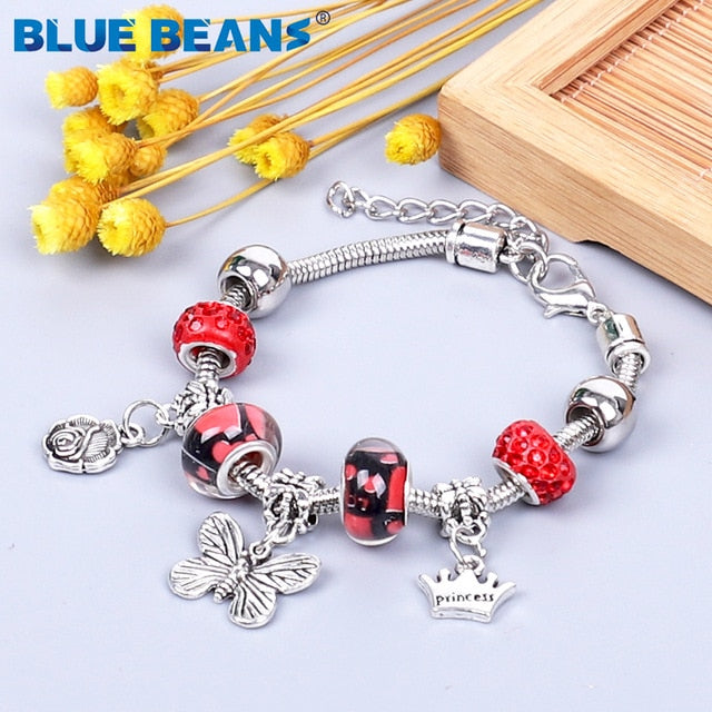 HS -  Women's Bracelets Jewelry Charms Gold / Crystal Stainless Steel Boho Punk Bracelet