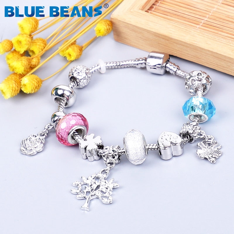 HS -  Women's Bracelets Jewelry Charms Gold / Crystal Stainless Steel Boho Punk Bracelet