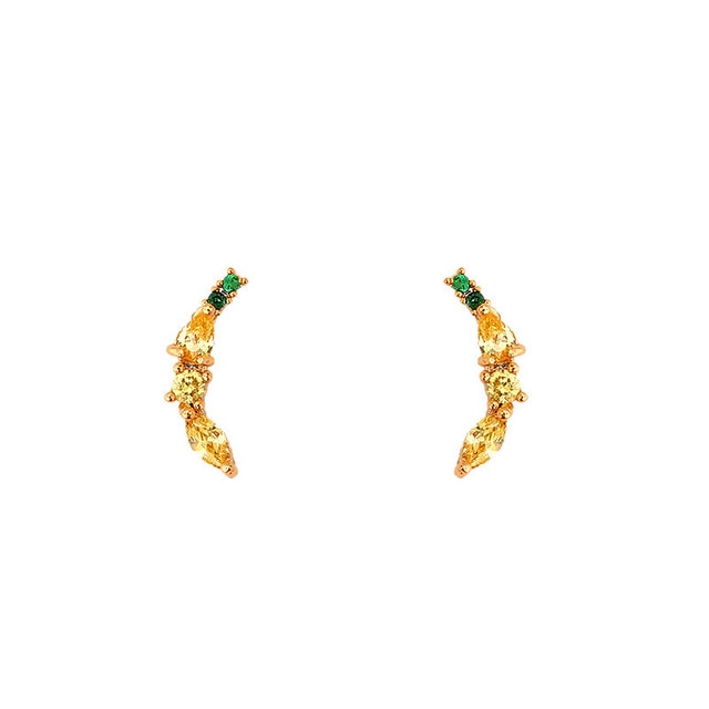 Multicolor Fruit Stud Earrings