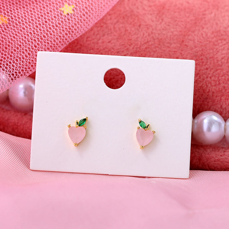 Multicolor Fruit Stud Earrings