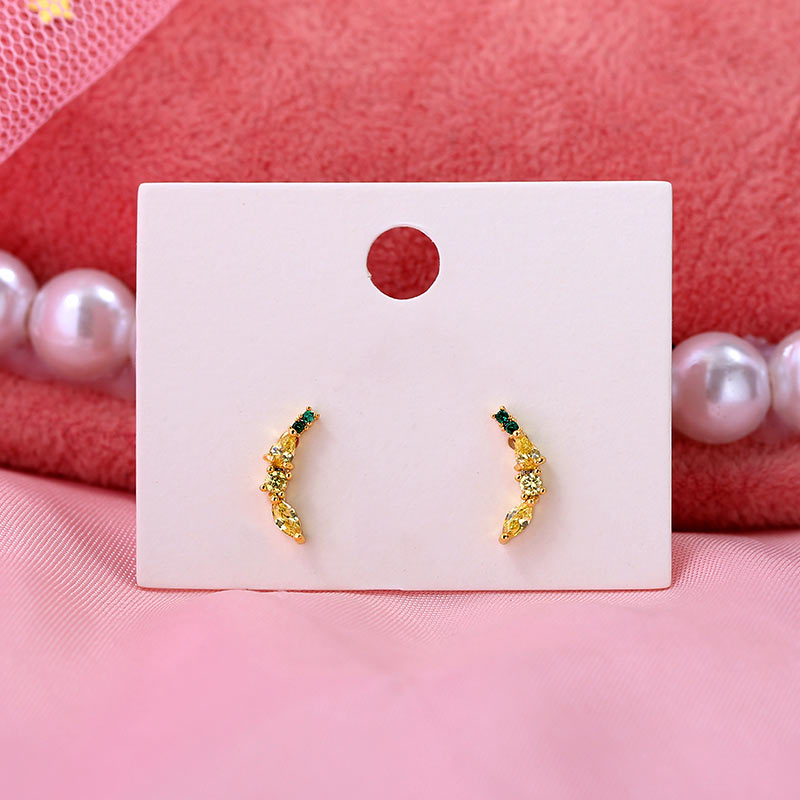 Multicolor Fruit Stud Earrings