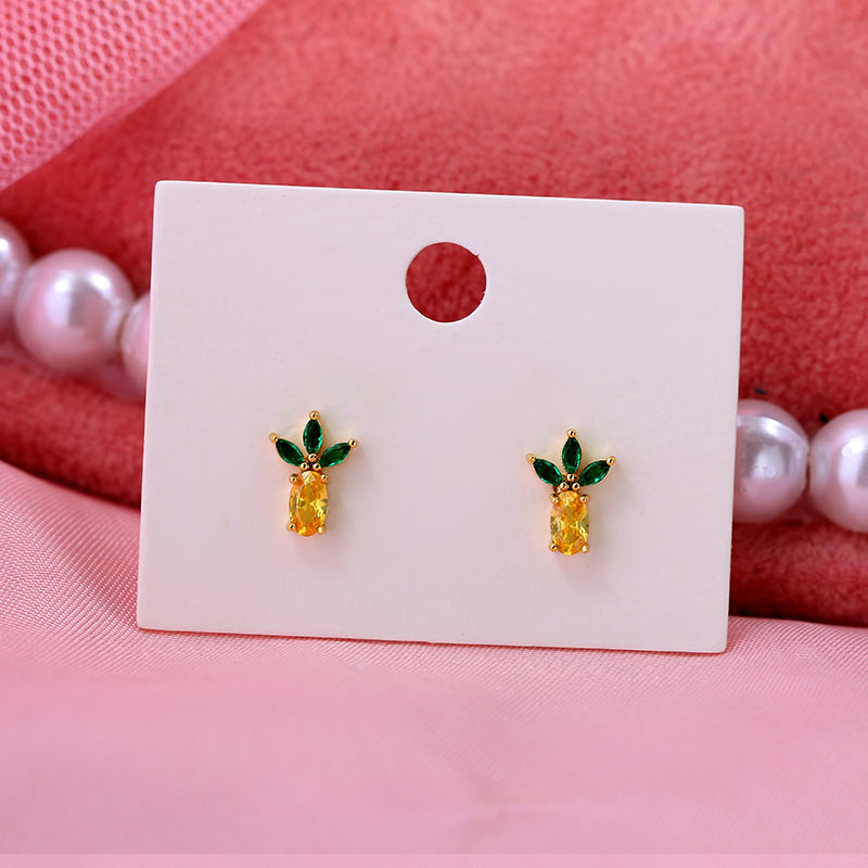 Multicolor Fruit Stud Earrings