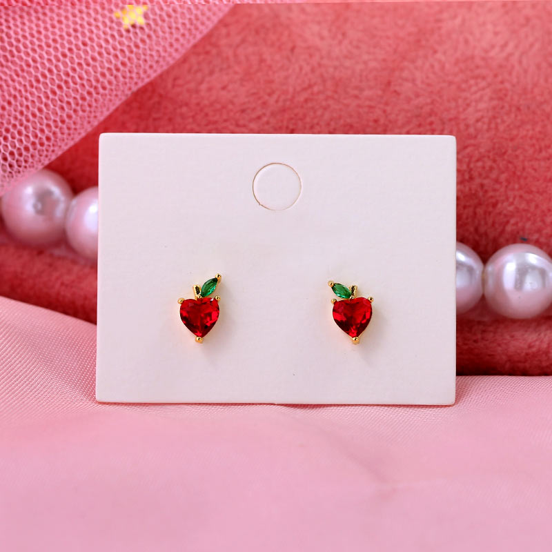 Multicolor Fruit Stud Earrings