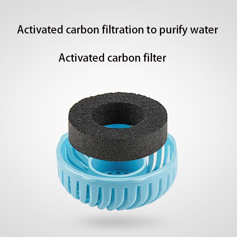 Wonderful water bottle with additional activated carbon filter