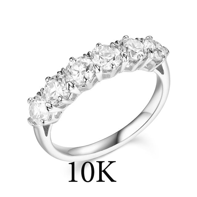 14K 10K Moissanite Ring