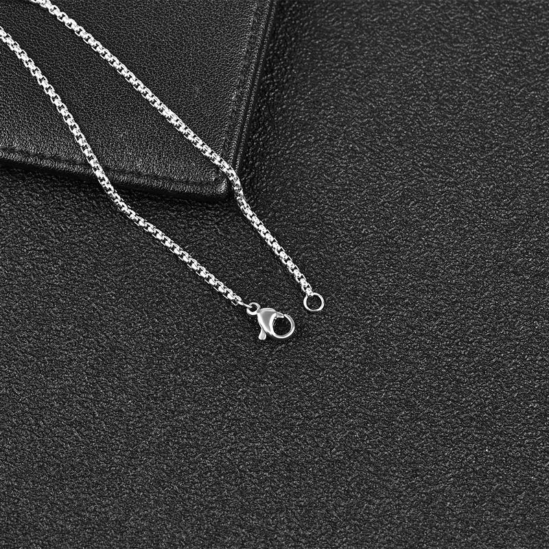 Simple Pendant Necklace Geometric Stainless Steel