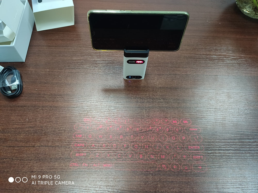 Virtual Laser Keyboard Bluetooth Wireless